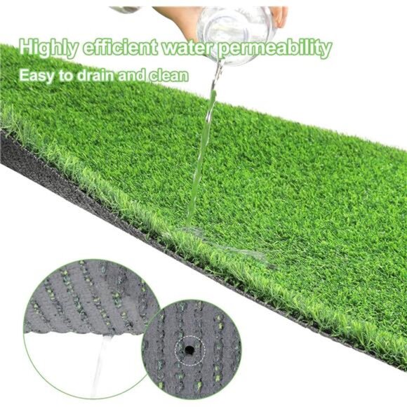 Artificial Grass Door Mat, 30 X 18 Inches Artificial Grass for Dogs - Picture 3 of 7
